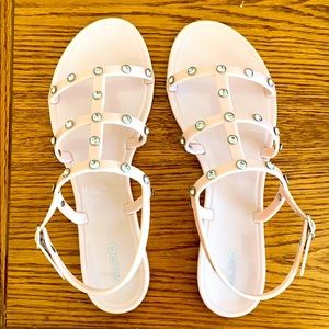 ALDO Jelly Sandal w/ Rinestones